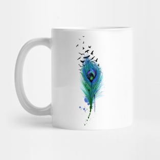 Feather and Birds Mug